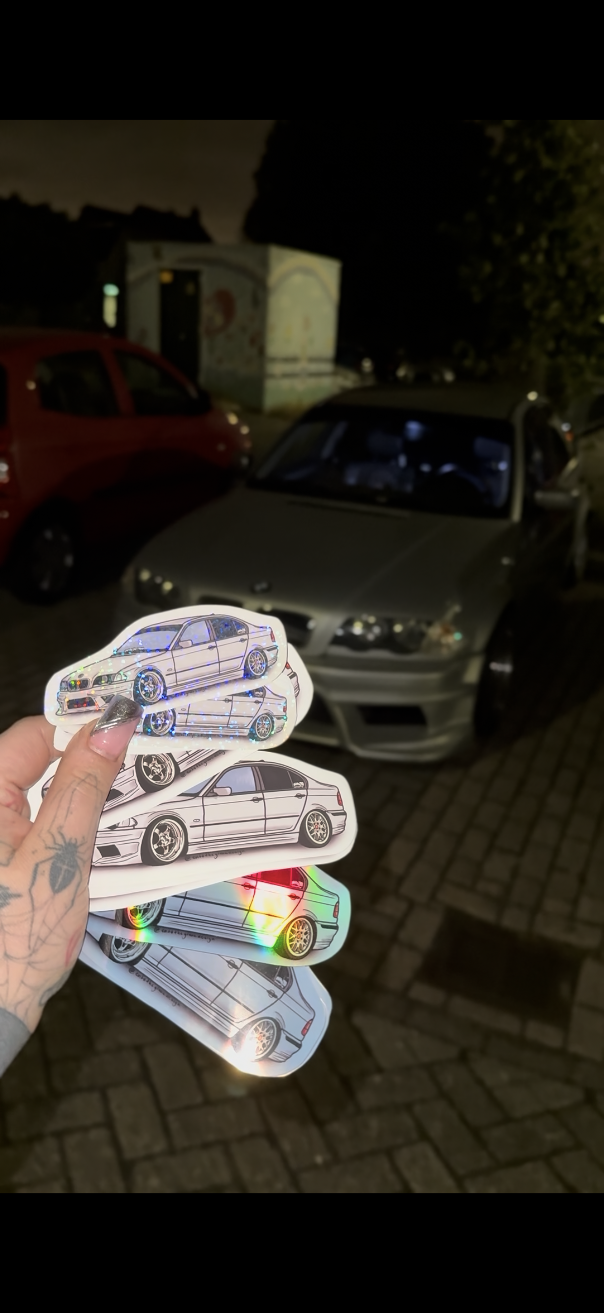 Custom hand drawn stickers